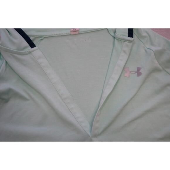 Under Armour Hoodie Thin Loose HeatGear Pullover Sweat Shirt Womens Sz Medium - Picture 7 of 9